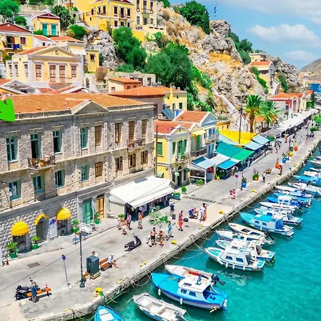 “athenas” Neoclassic Harbour View Σύμη