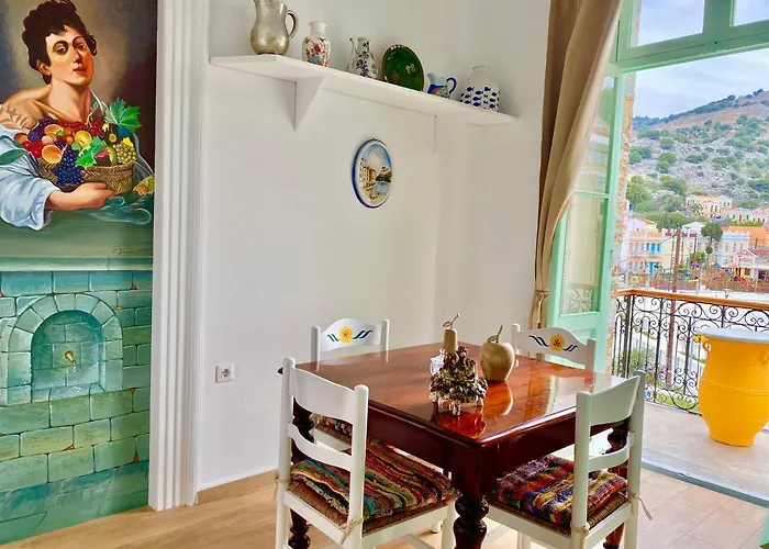 “athenas” Neoclassic Harbour View Sými